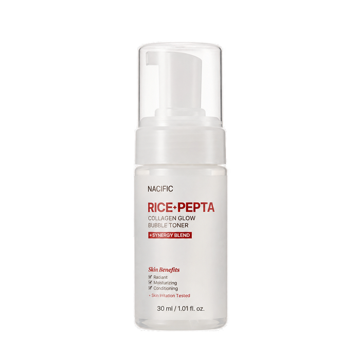 NACIFIC Rice Pepta Collagen Glow Bubble Toner 30ml