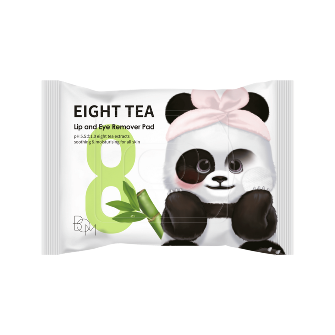 Eight Tea Lip And Eye Remover Pad