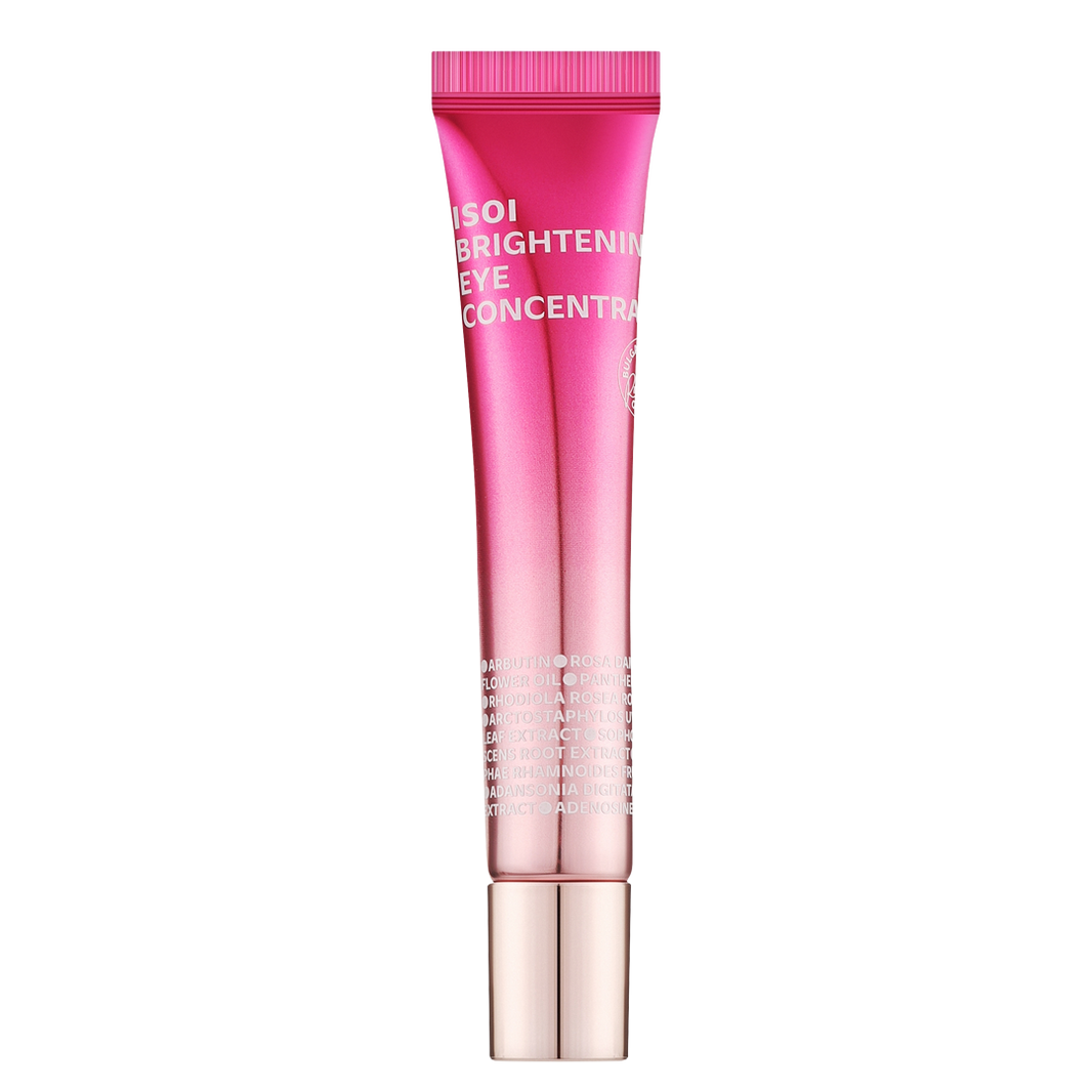Concentré éclaircissant pour les yeux ISOI, 17 ml, soin pour réduire les cernes et éclaircir la peau autour des yeux.