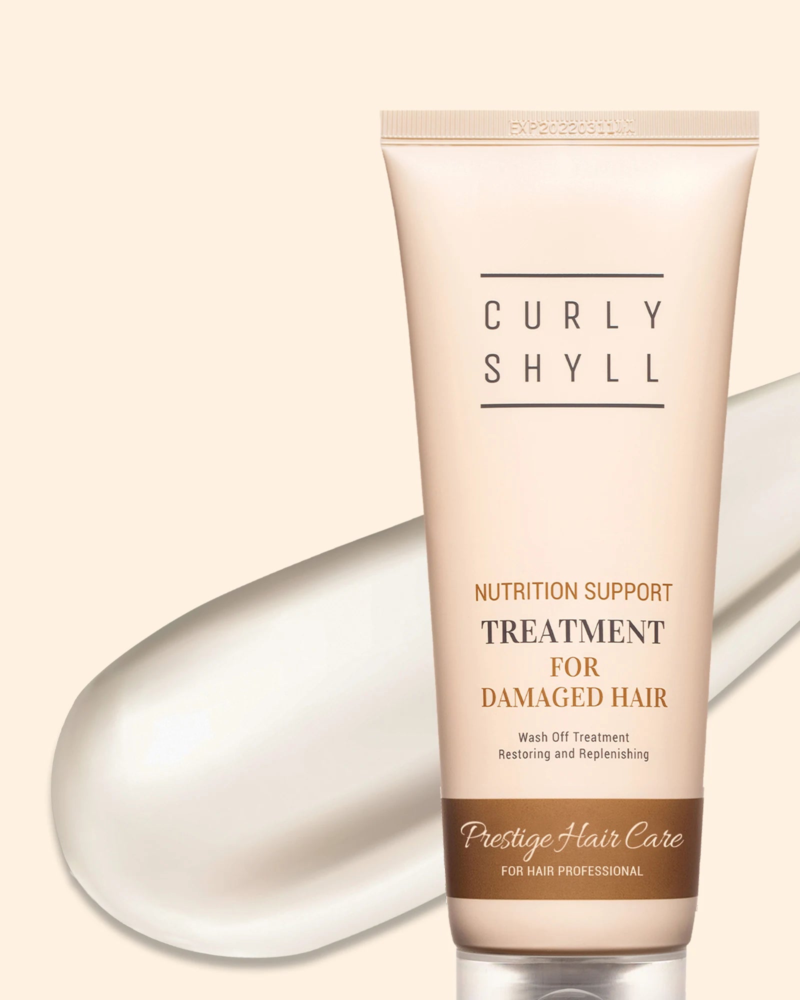 CURLYSHYLL Nutrition Support Treatment – Masque capillaire nourrissant intensif