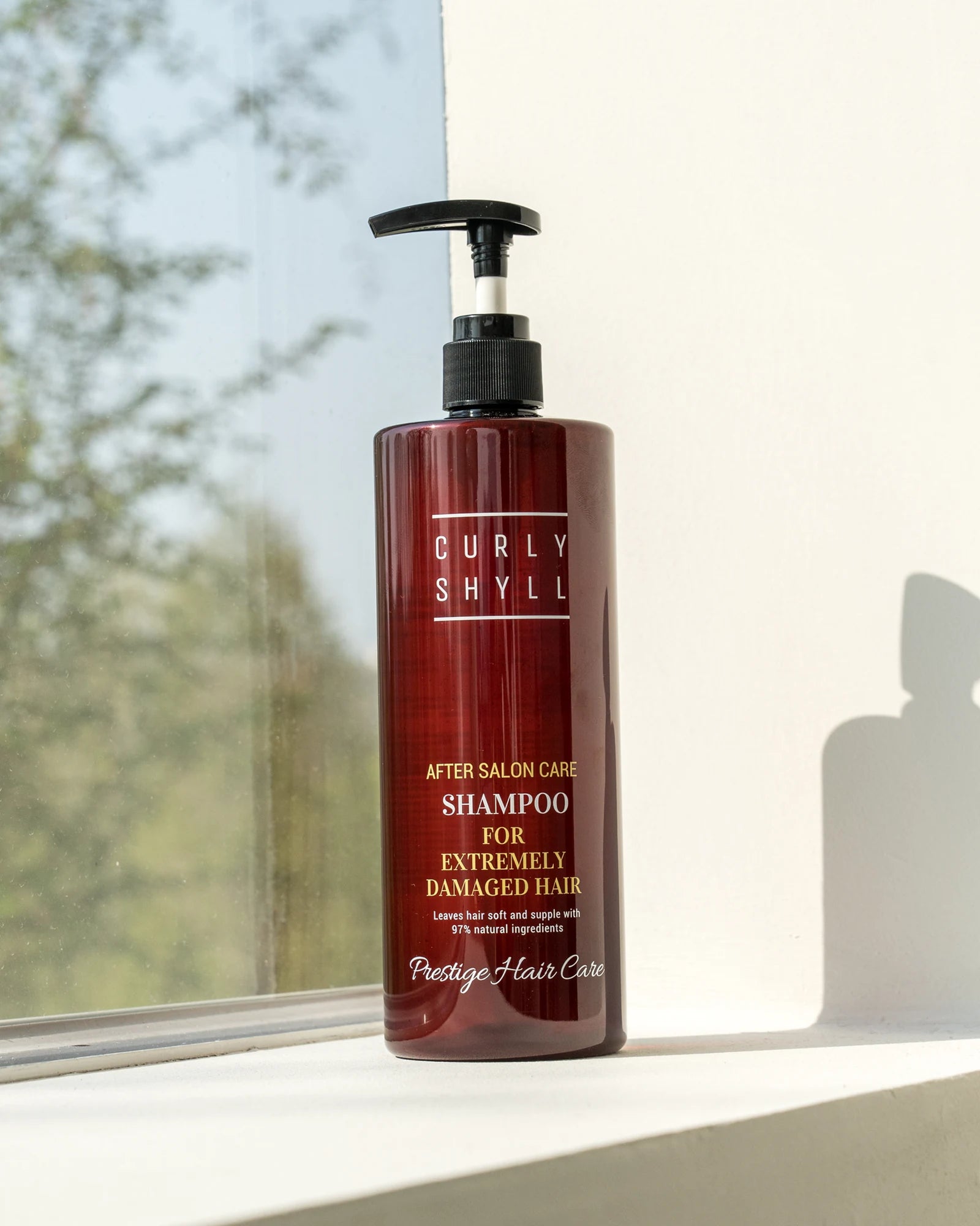 CURLYSHYLL After Salon Care Shampoo – Shampoing sans sulfates pour cheveux abîmés