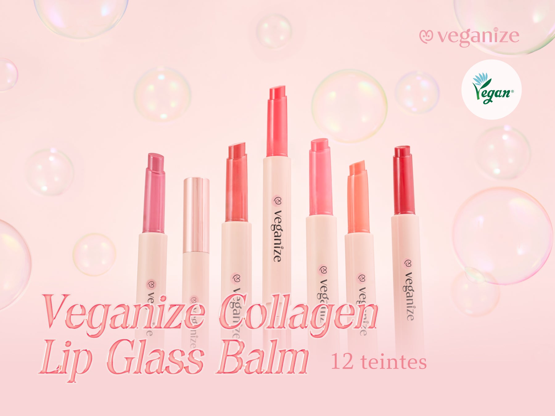 VEGANIZE Collagen Lip Glass Balm