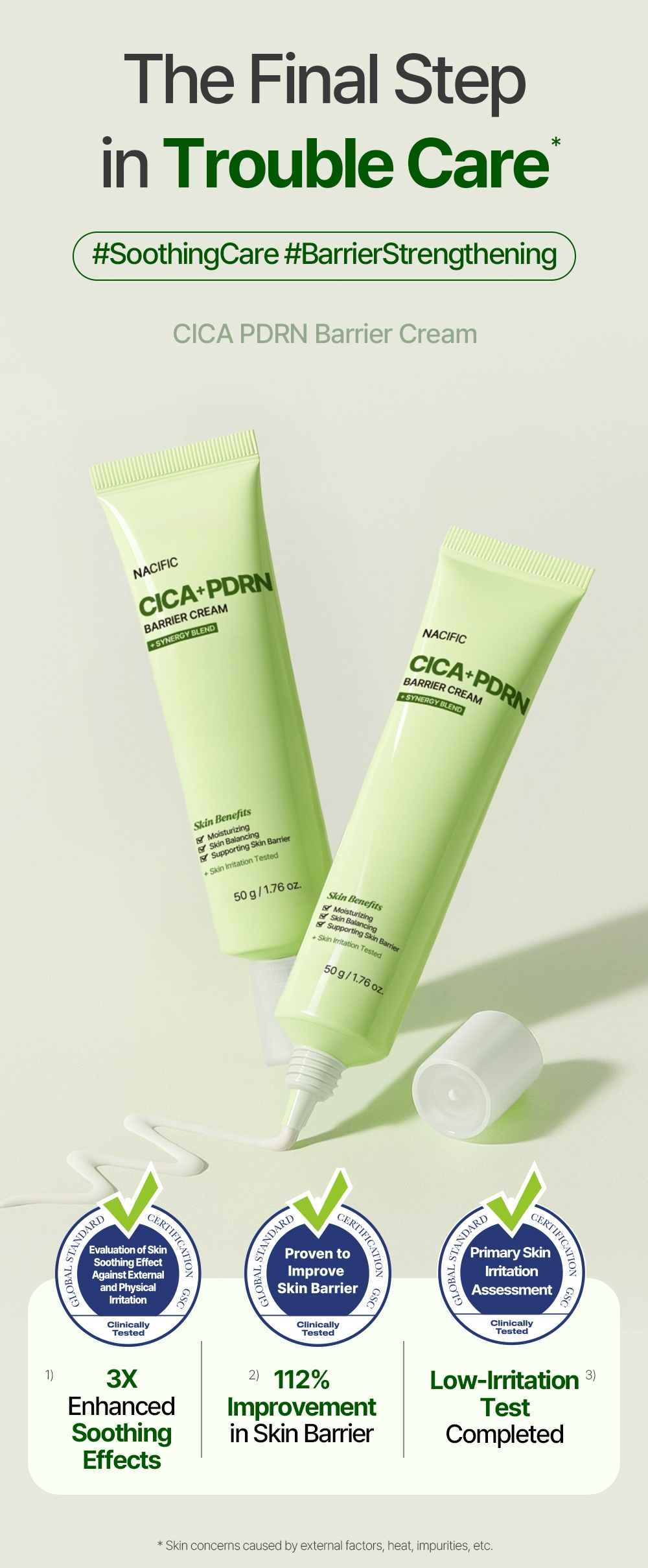 NACIFIC Cica PDRN Cream 50g