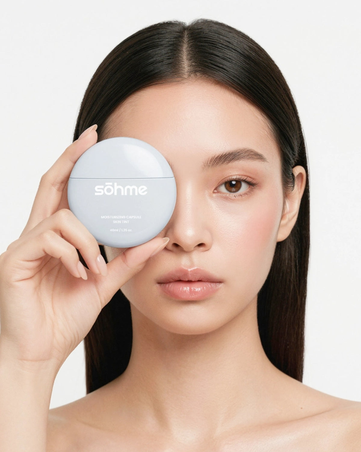 Sohme Moisturizing Capsule Skin Tint 1N Fair, teint hydratant léger sur peau claire