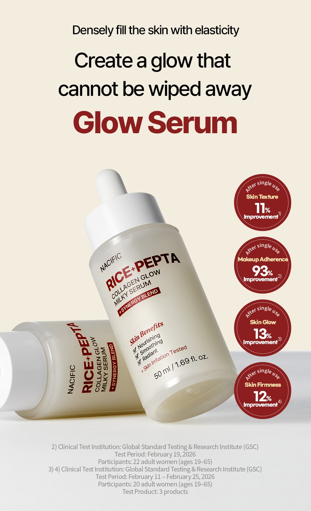 NACIFIC Rice Pepta Collagen Glow Milky Serum 50ML
