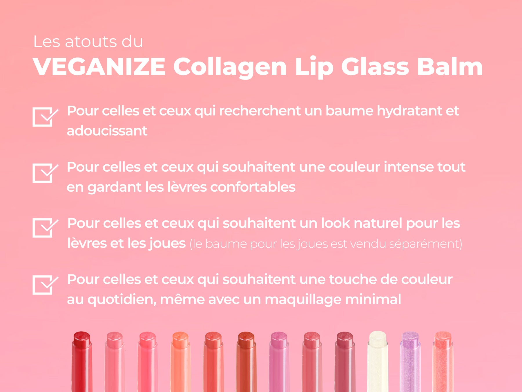 VEGANIZE Collagen Lip Glass Balm