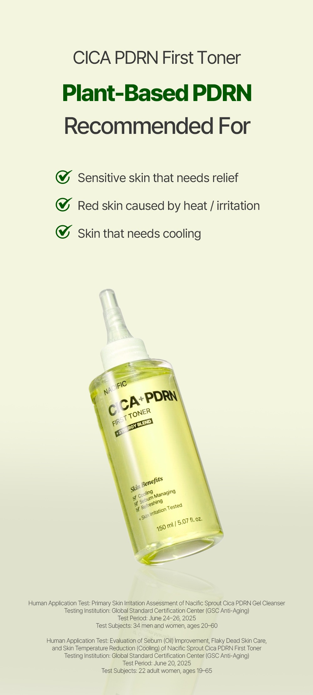 NACIFIC Cica PDRN Toner 150ml
