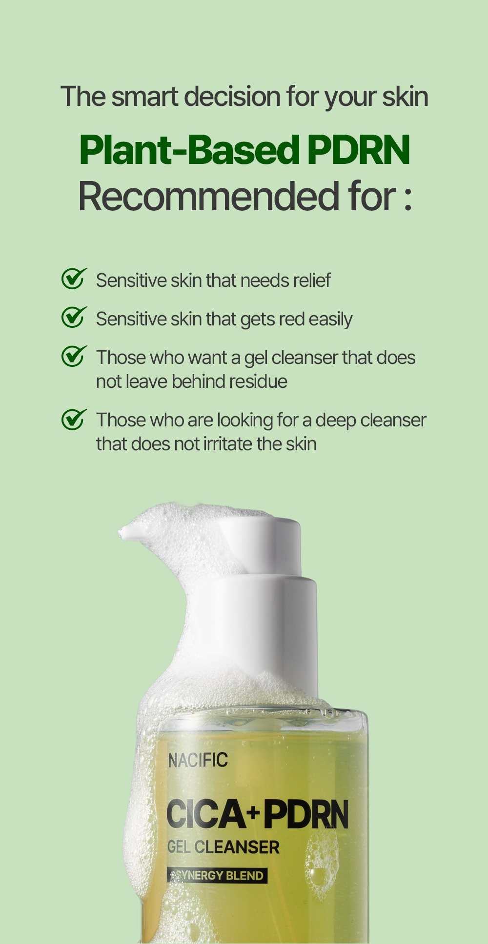 NACIFIC Cica PDRN Gel Cleanser