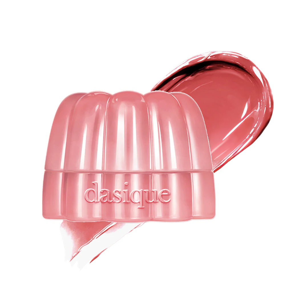 Pot de maquillage Chewing Glow de Dasique, contenant un produit lumineux et coloré pour le maquillage du visage.