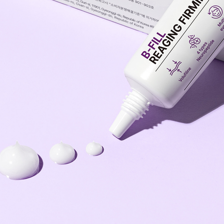 Crème contour des yeux raffermissante de DIFFER&DEEPER, flacon avec applicateur pour soin de la peau du regard
