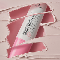Masque crème tonifiant à effet liftant de la marque DIFFER&DEEPER, application sur le visage pour une peau ferme et revitalisée.
