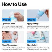 Mode d'emploi du masque crème Sky Watering Cryo DIFFER&DEEPER.