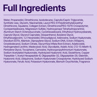 Liste des ingrédients de la crème Ectoin Firming Band DIFFER&DEEPER.
