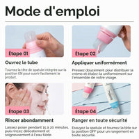 Mode d'emploi du masque crème Pink Lifting DIFFER&DEEPER.
