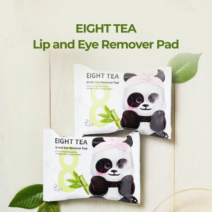 Eight Tea Lip And Eye Remover Pad