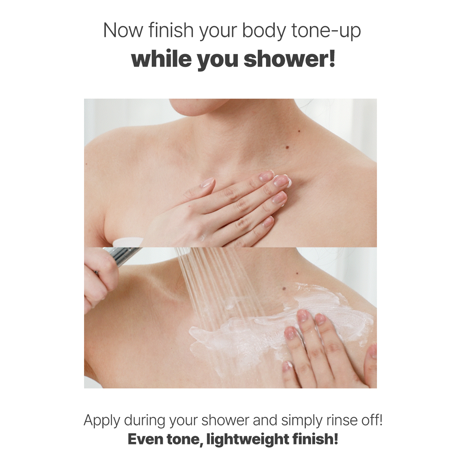 Light On In Shower Body Tone Up