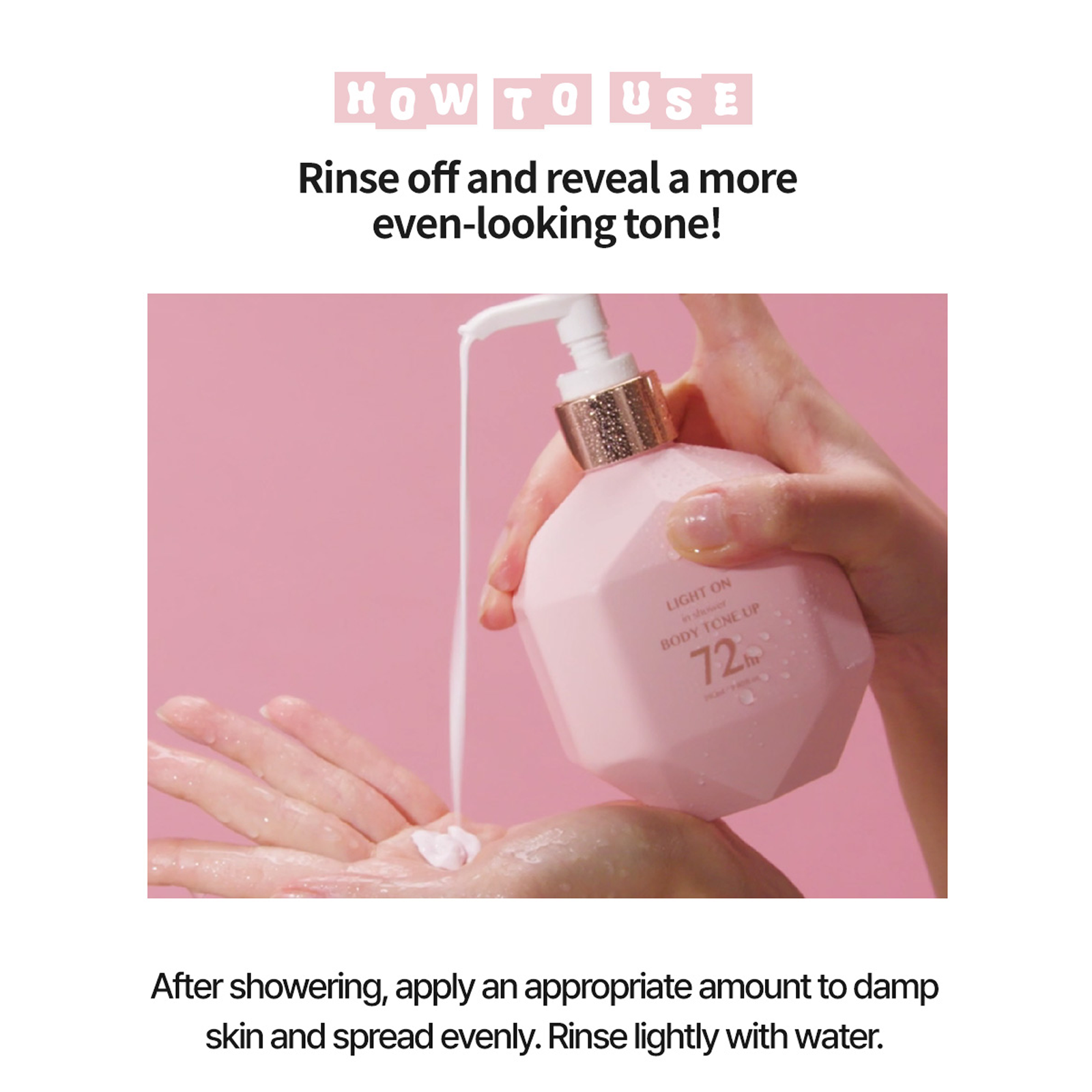 Light On In Shower Body Tone Up