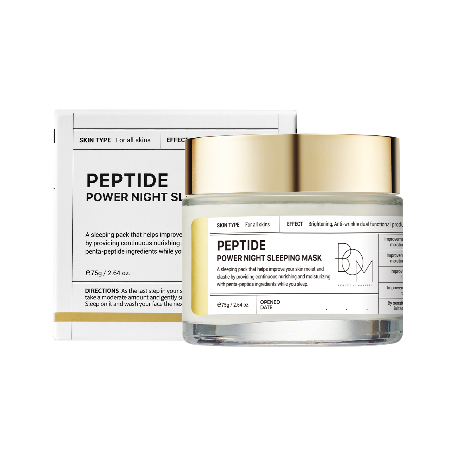 Peptide Power Night Sleeping Mask
