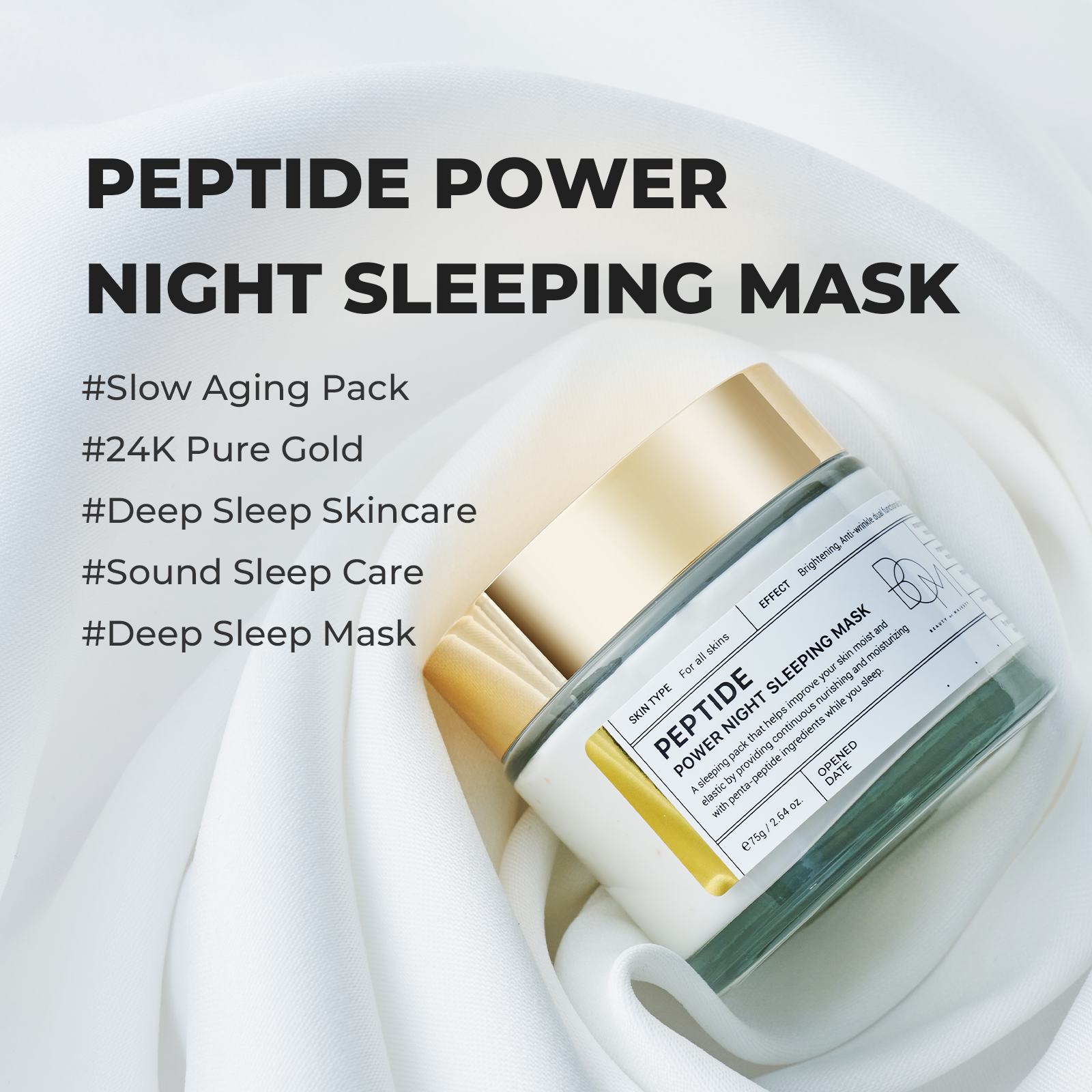 Peptide Power Night Sleeping Mask