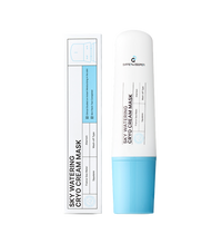 Masque crème Cryo Sky Watering de DIFFER&DEEPER pour soin de la peau, texture riche et hydratante visible dans l'image.