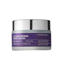Crème gainante fermeté à l'ectoïne de DIFFER&DEEPER, tube de soin pour la peau avec texture onctueuse.