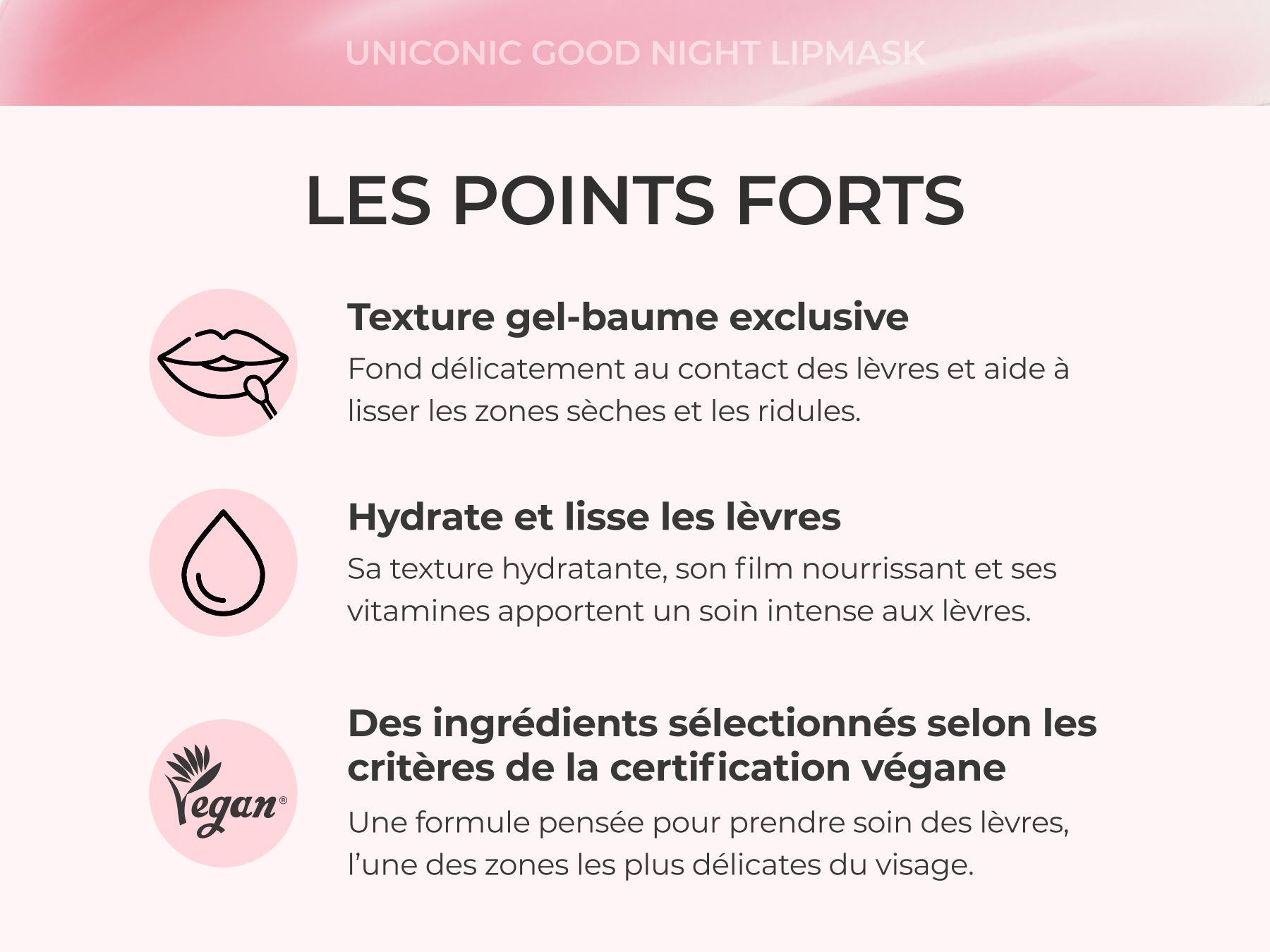 SELF BEAUTY UNICONIC Good Night Lip Mask