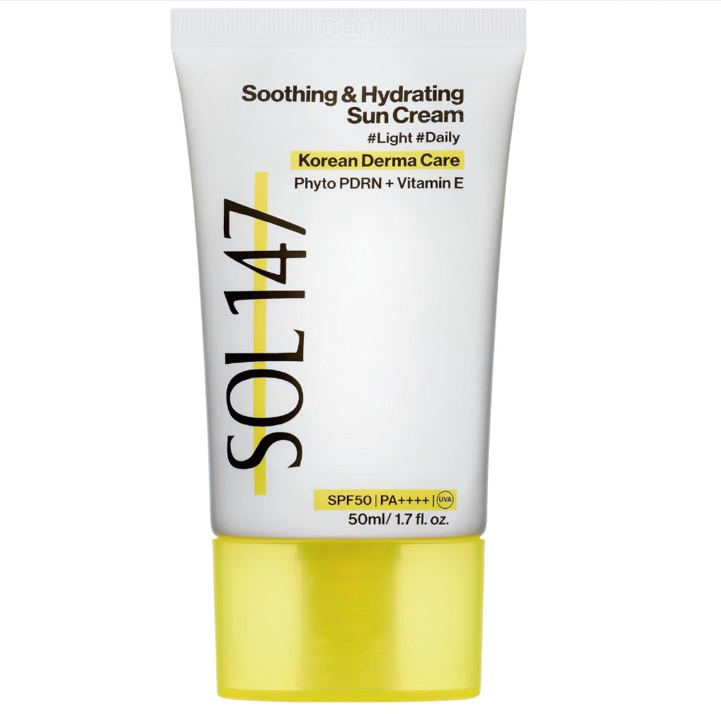 Soothing & Hydrating Sun Cream SPF50 – Crème Solaire Visage