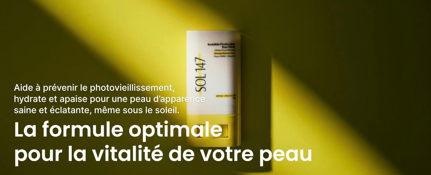 Invisible Protection Sun Stick SPF50+ – Stick Solaire Visage Coréen
