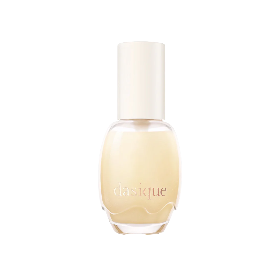 Base de maquillage Water Veil Primer de Dasique, soin pour la peau, flacon avec pompe, texture légère et hydratante visible.