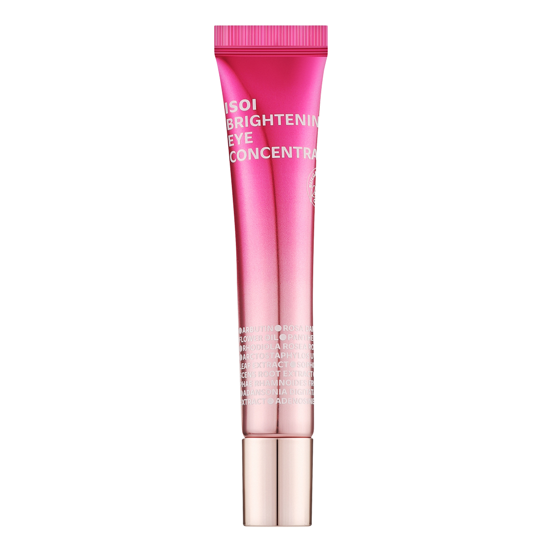Concentré éclaircissant pour les yeux ISOI, 17 ml, soin pour réduire les cernes et éclaircir la peau autour des yeux.
