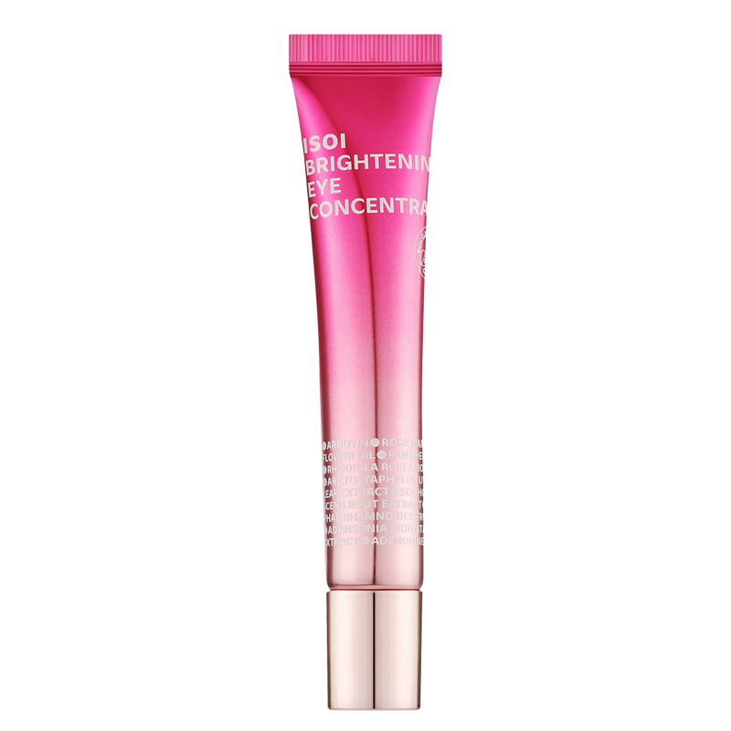 Concentré éclaircissant pour les yeux ISOI, 17 ml, soin pour réduire les cernes et éclaircir la peau autour des yeux.