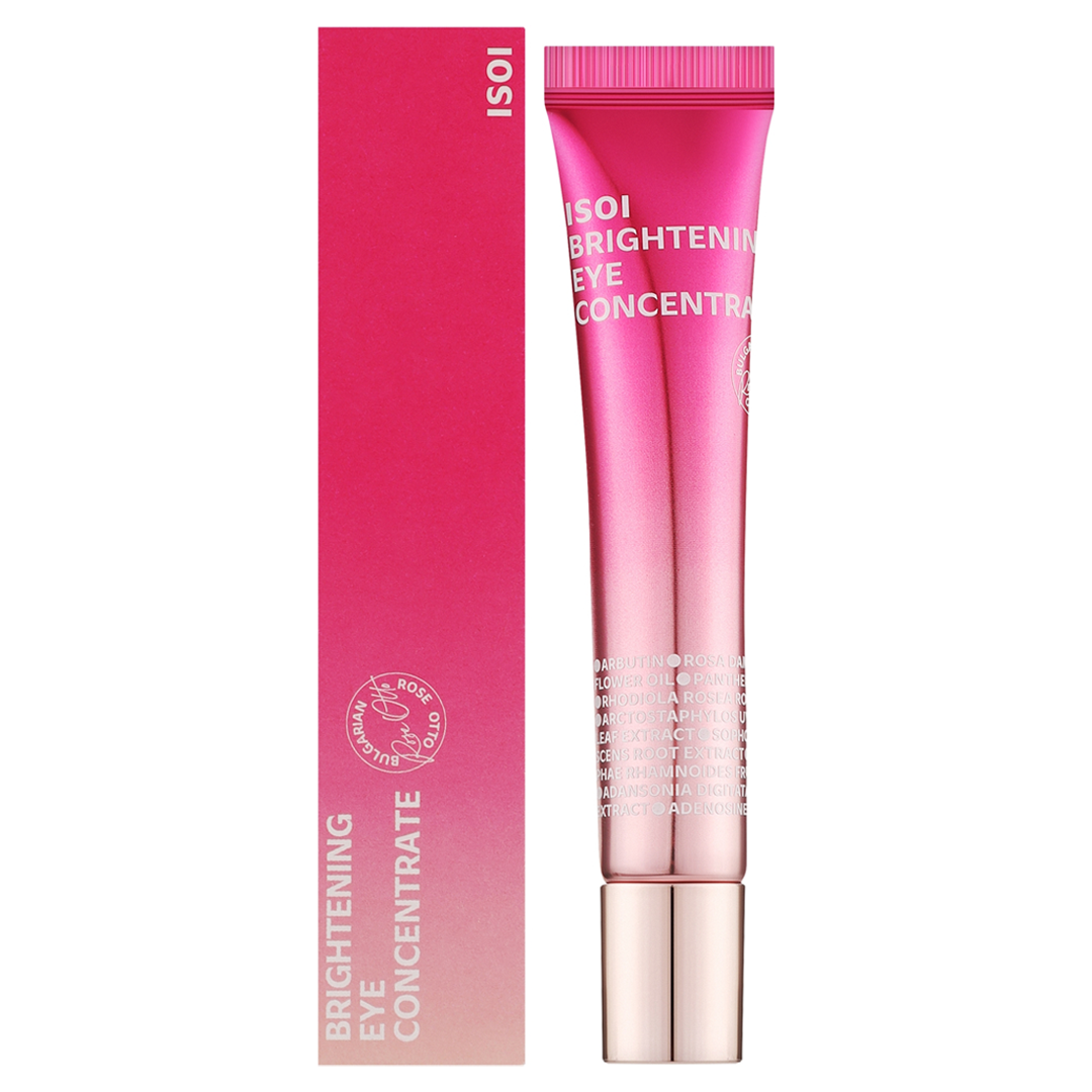 Concentré éclaircissant pour les yeux ISOI, flacon de 17 ml, soin de la peau pour réduire les cernes et illuminer le regard.