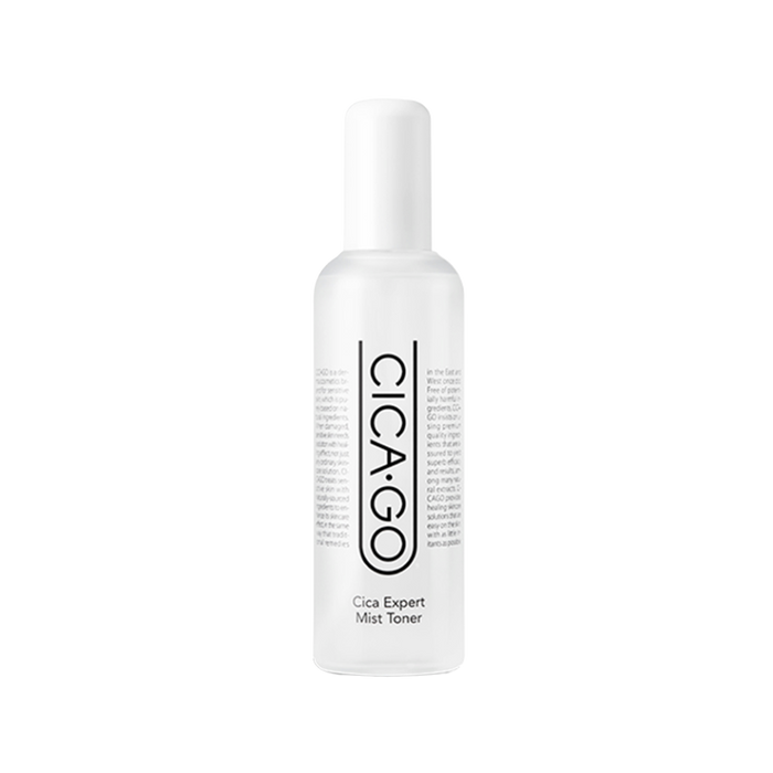 Brume tonique cicatrisante CICAGO Cica Expert de ISOI dans un flacon de 150ml, hydratation et apaisement pour la peau.
