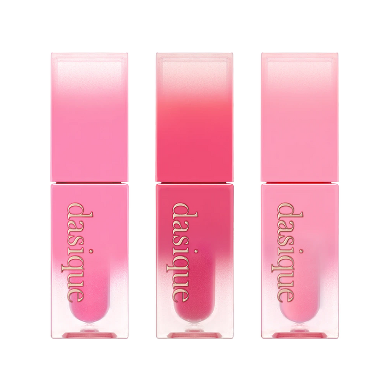 Dasique Juicy Dewy Tint Best Shades Set – Coffret de 3 tints à lèvres glossy