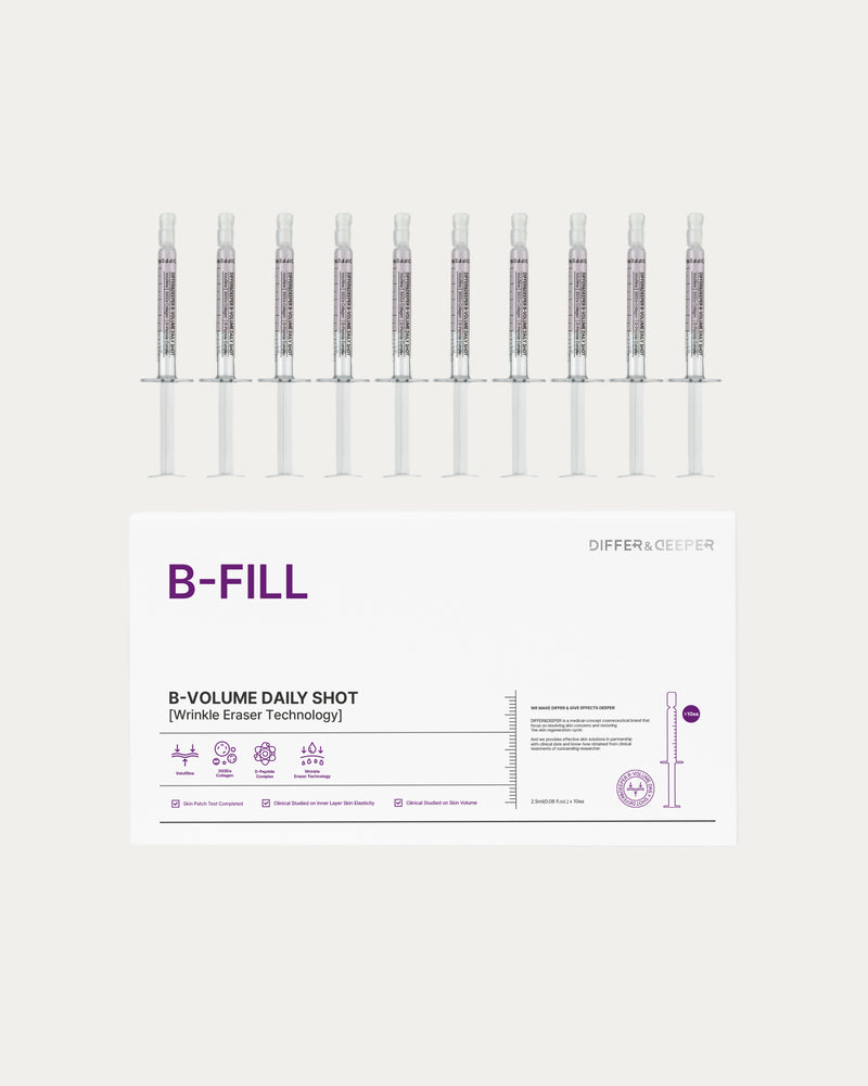 DIFFER&DEEPER B-Volume Daily Shot – Soin quotidien repulpant en doses