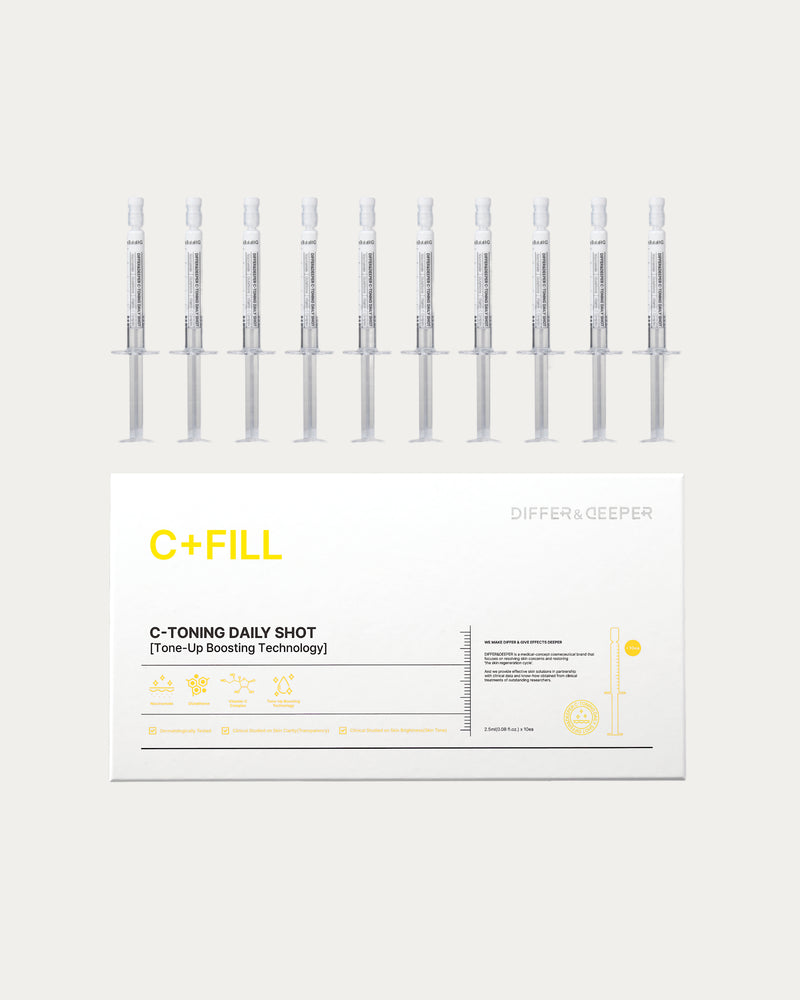 DIFFER&DEEPER C-Toning Daily Shot – Soin éclat quotidien à la vitamine C en doses