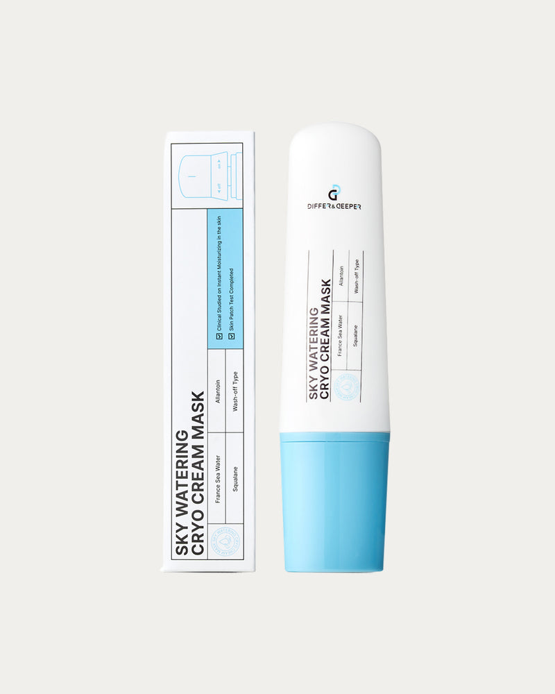 DIFFER&DEEPER Sky Watering Cryo Cream Mask – Masque crème à effet frais