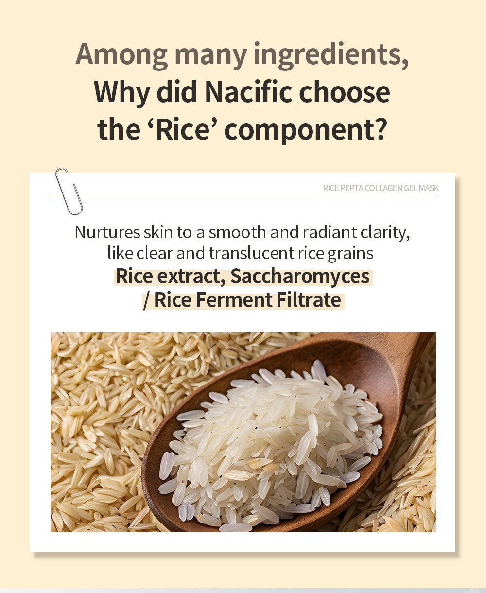NACIFIC Rice Pepta Collagen Gel Mask (4ea)