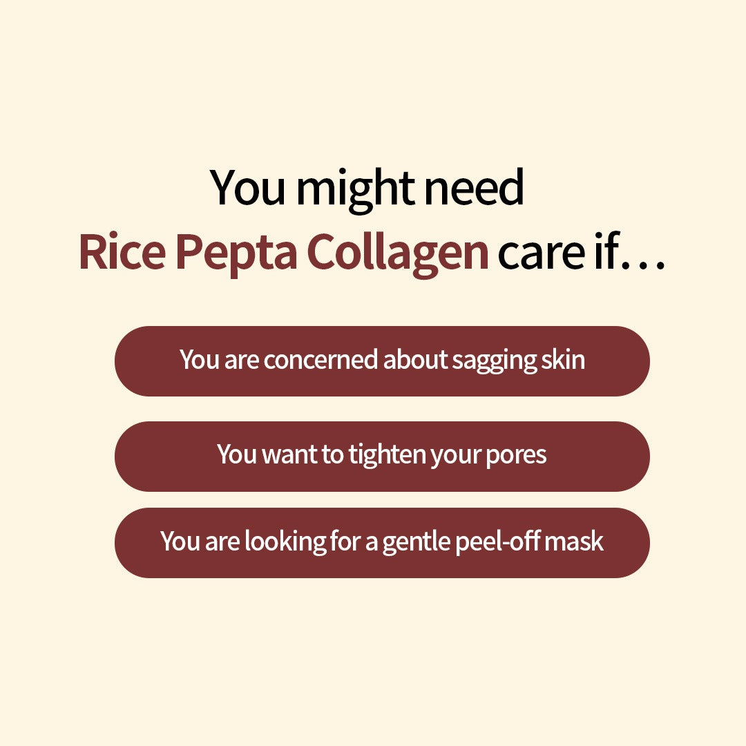 NACIFIC Rice Pepta Collagen Peel-Off Wrapping Mask