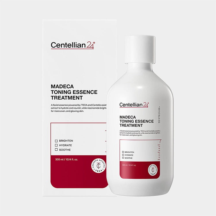 Sérum tonifiant Centellian 24 Madeca pour la peau, flacon avec pipette, soin visage hydratant et apaisant.