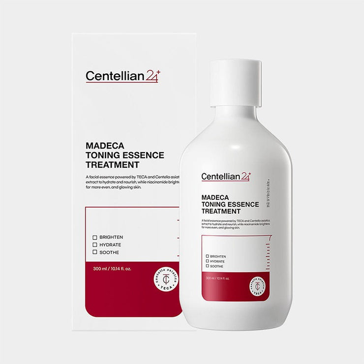 Sérum tonifiant Centellian 24 Madeca pour la peau, flacon avec pipette, soin visage hydratant et apaisant.