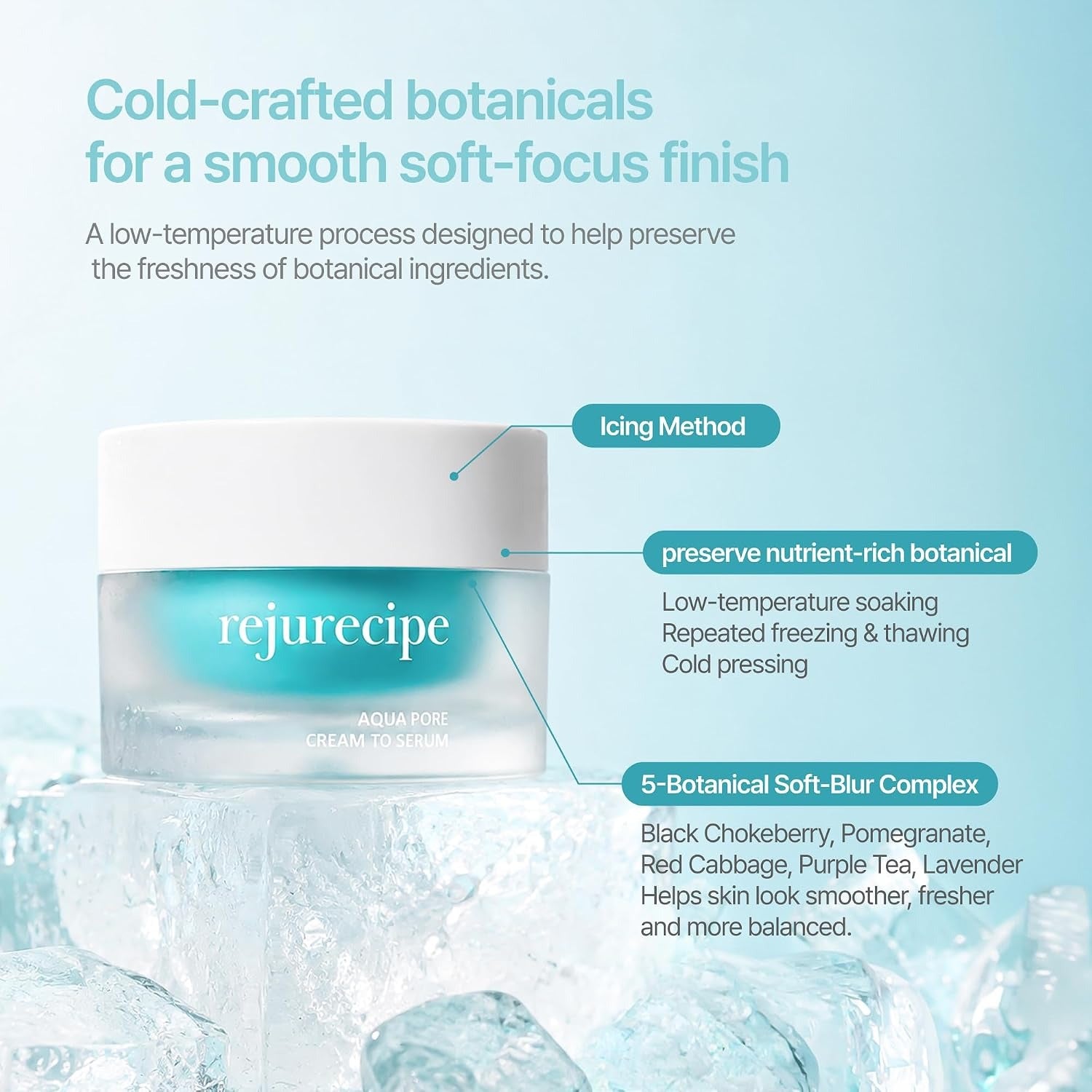 PESTLO Rejurecipe Aqua Pore Cream to Serum