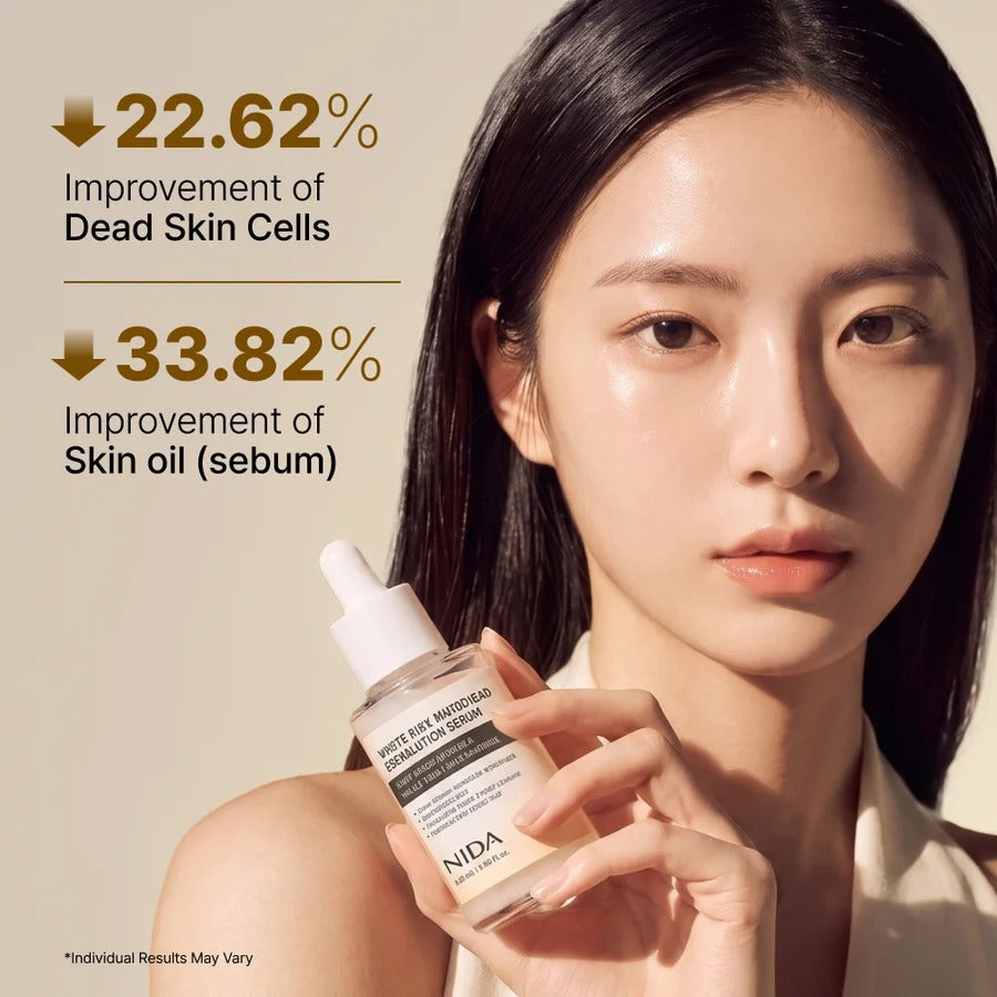 NIDA White Rice Whitehead Exfoliating Serum