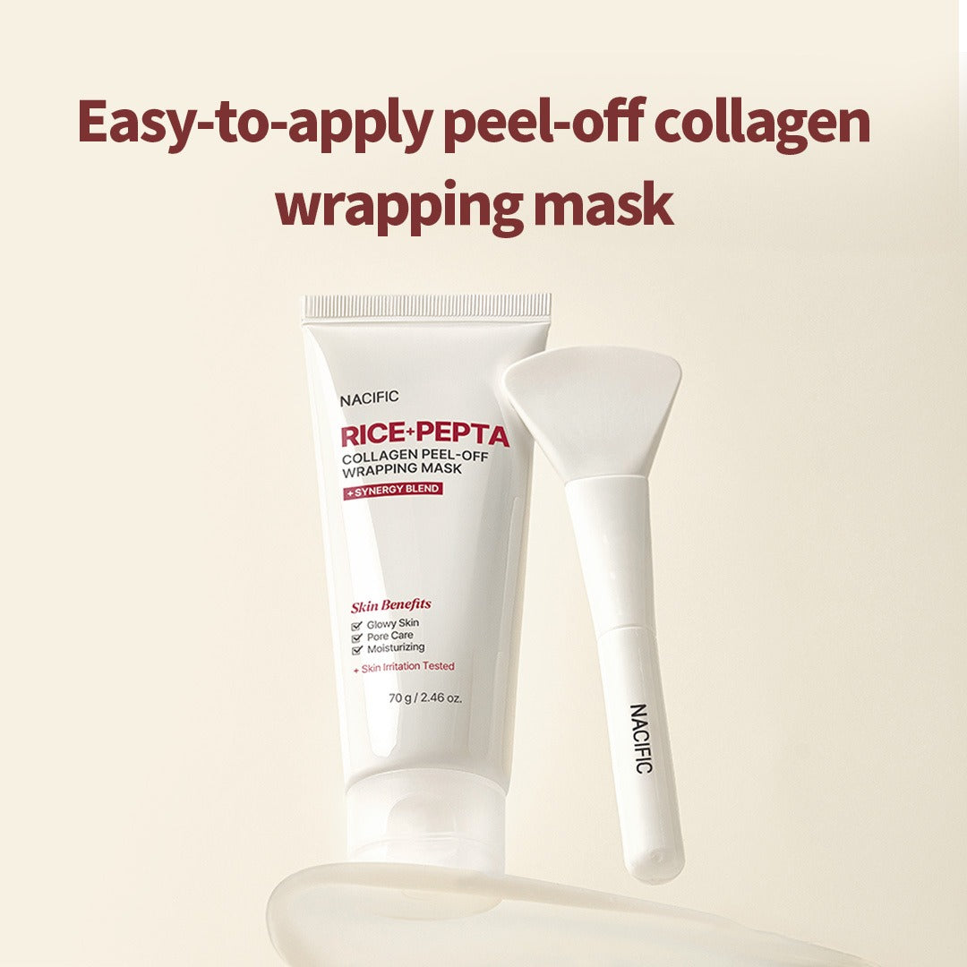 NACIFIC Rice Pepta Collagen Peel-Off Wrapping Mask
