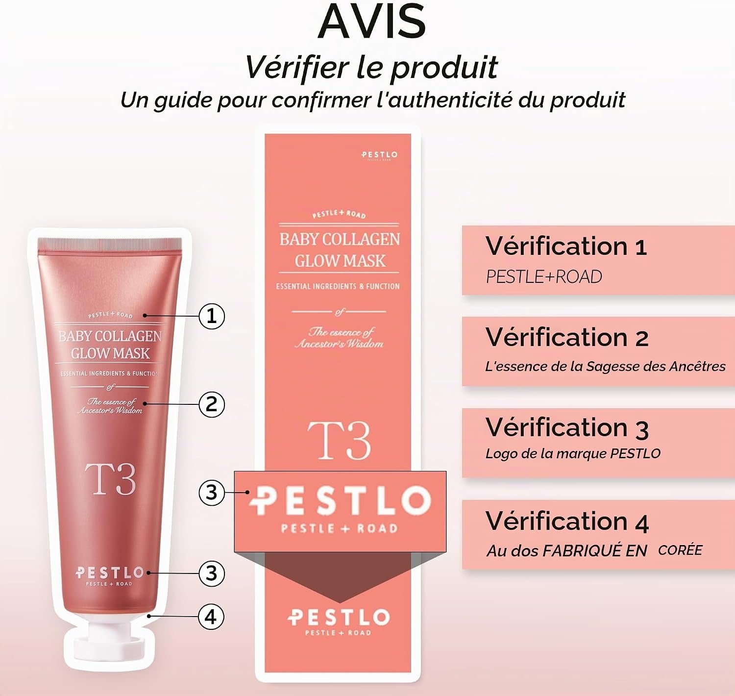 PESTLO T3 Baby Collagen Glow Mask