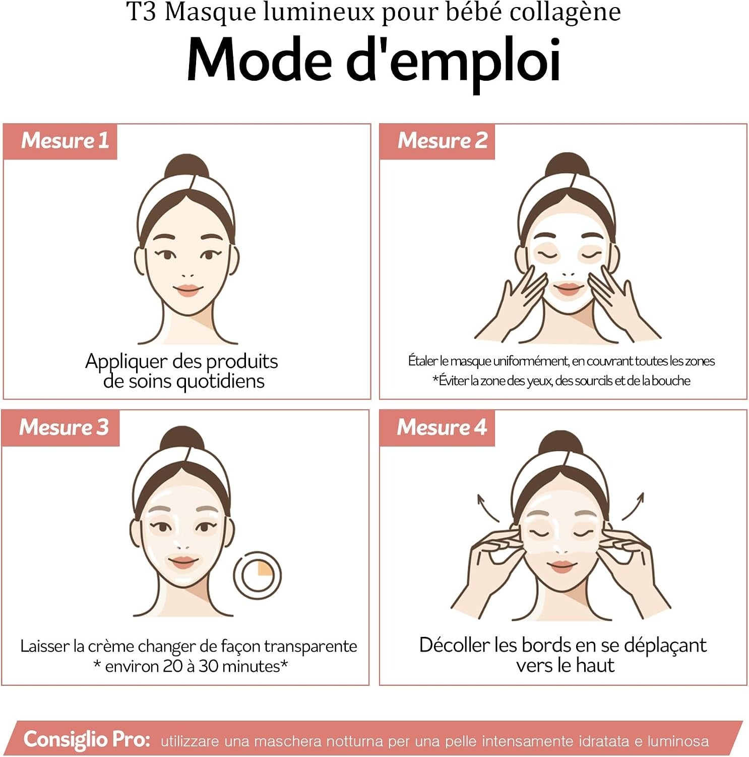 PESTLO T3 Baby Collagen Glow Mask