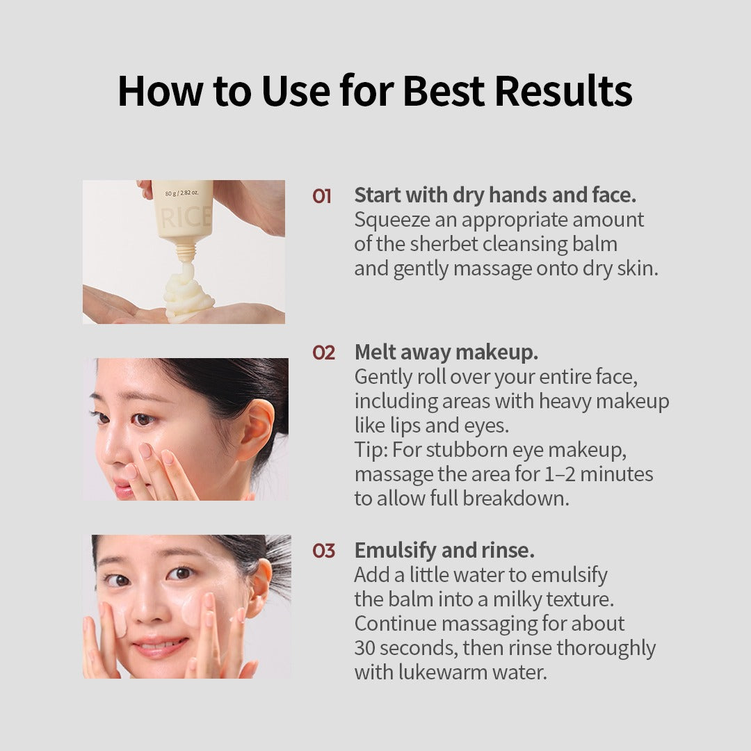 NACIFIC Rice Pepta Collagen Sherbet Cleansing Balm