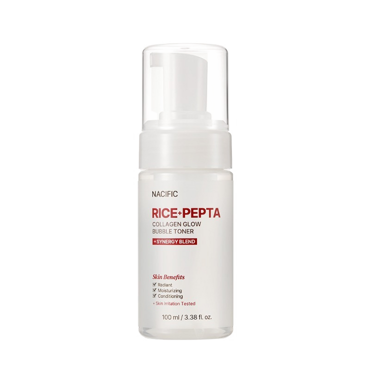 NACIFIC Rice Pepta Collagen Glow Bubble Toner