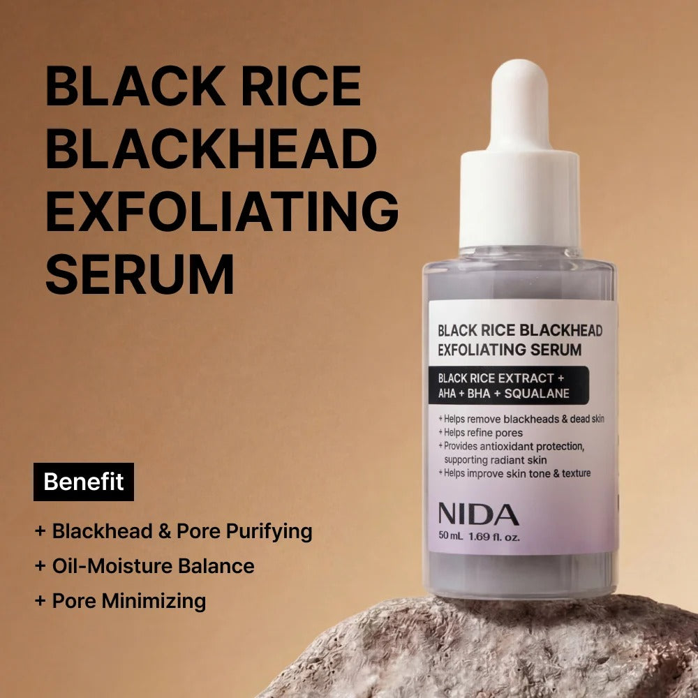 NIDA Black Rice Blackhead Exfoliating Serum