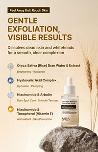 NIDA White Rice Whitehead Exfoliating Serum